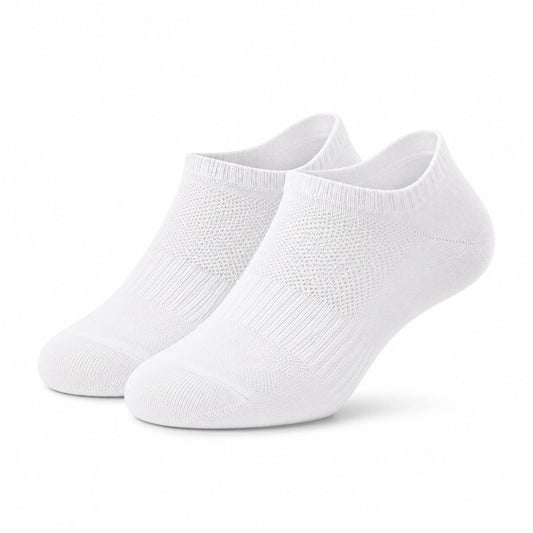 Calzini bassi 43-46 in maglia bianca traspirante - unisex