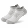 Calzini alla caviglia 35-38 in tessuto grigio a maglia traspirante