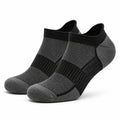Calze sportive alla caviglia 39-42 in tessuto a maglia nero grigio - traspiranti elastiche